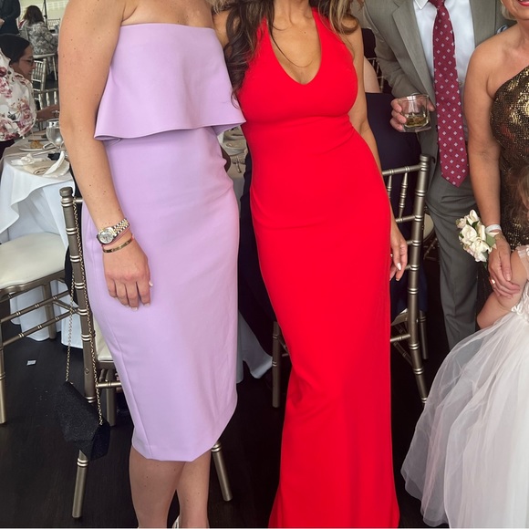 Effie Kats Eiza Gown in Red - Picture 7 of 7